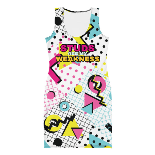 Studs Are My Weakness Bodycon dress - Attire T LLC