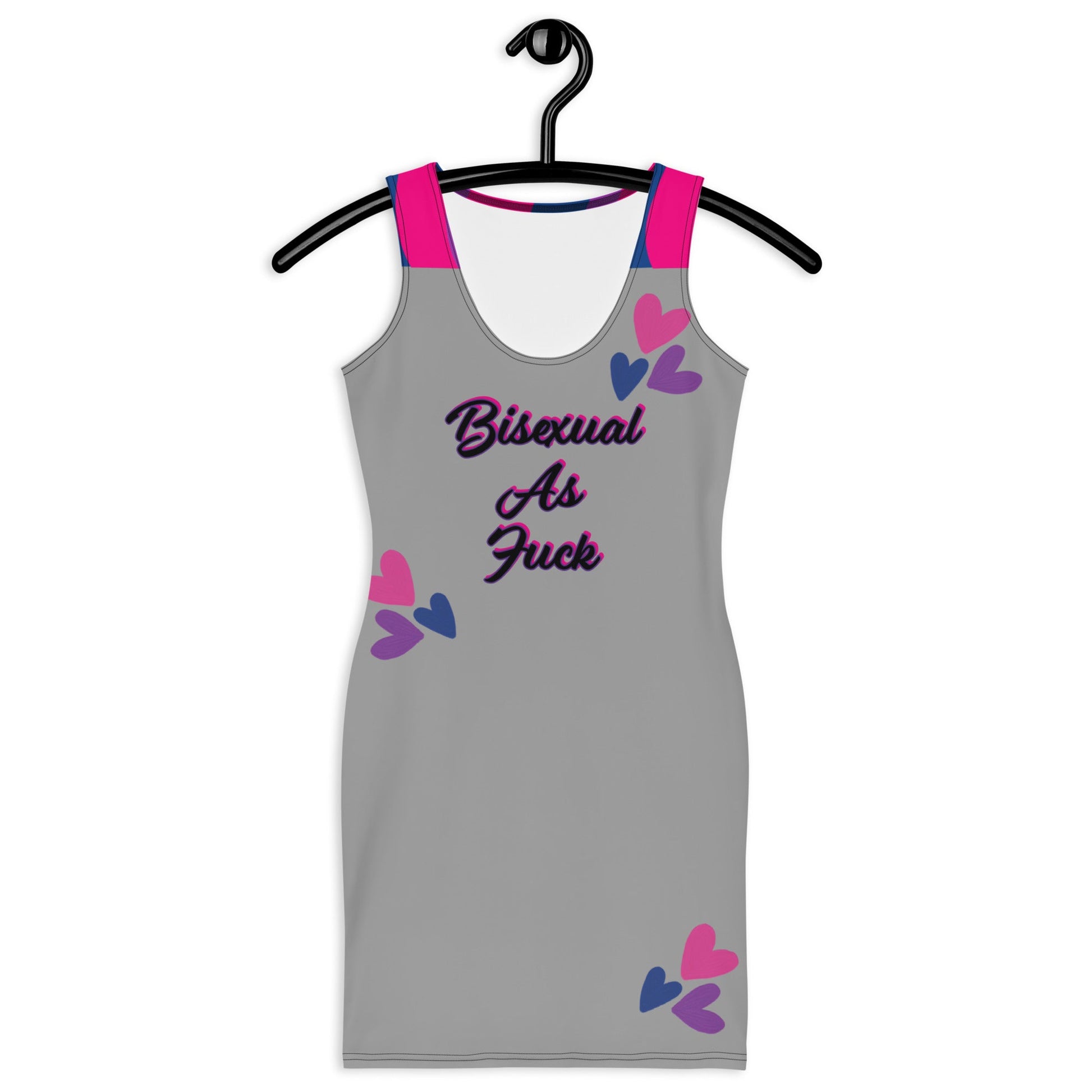 Bisexual As Fuck Bodycon Bandage Stretch dress Attire T LLC