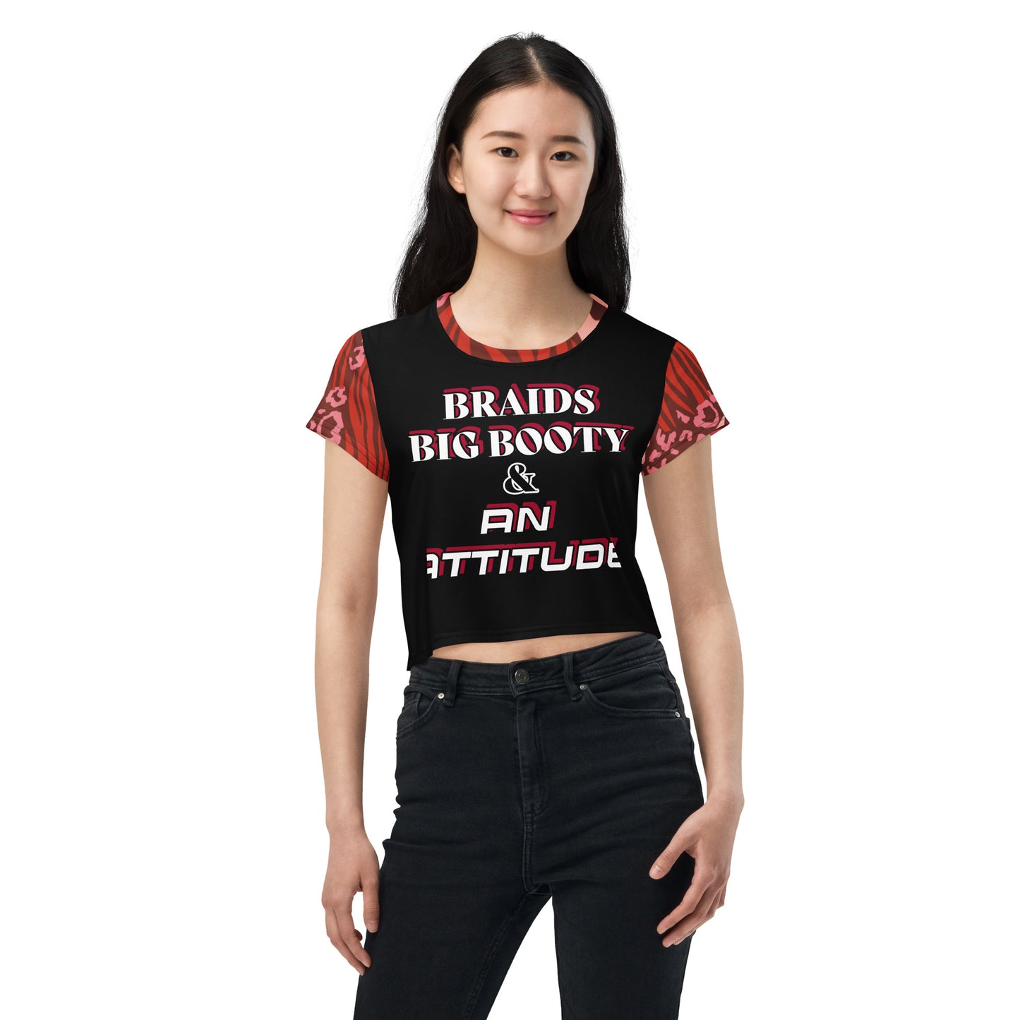 Braids, Big Booty & An Attitude Crop Top - Attire T LLC