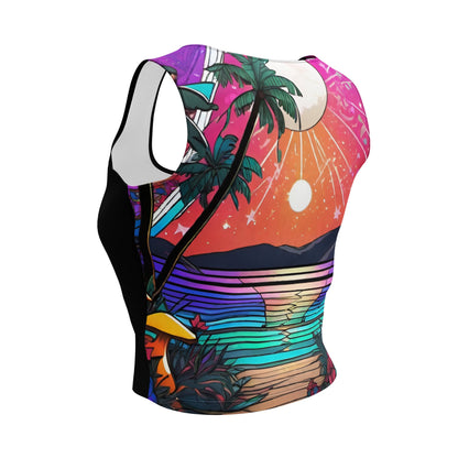 Shroom Me Baby Psychedelic Crop Top by ATTIRET