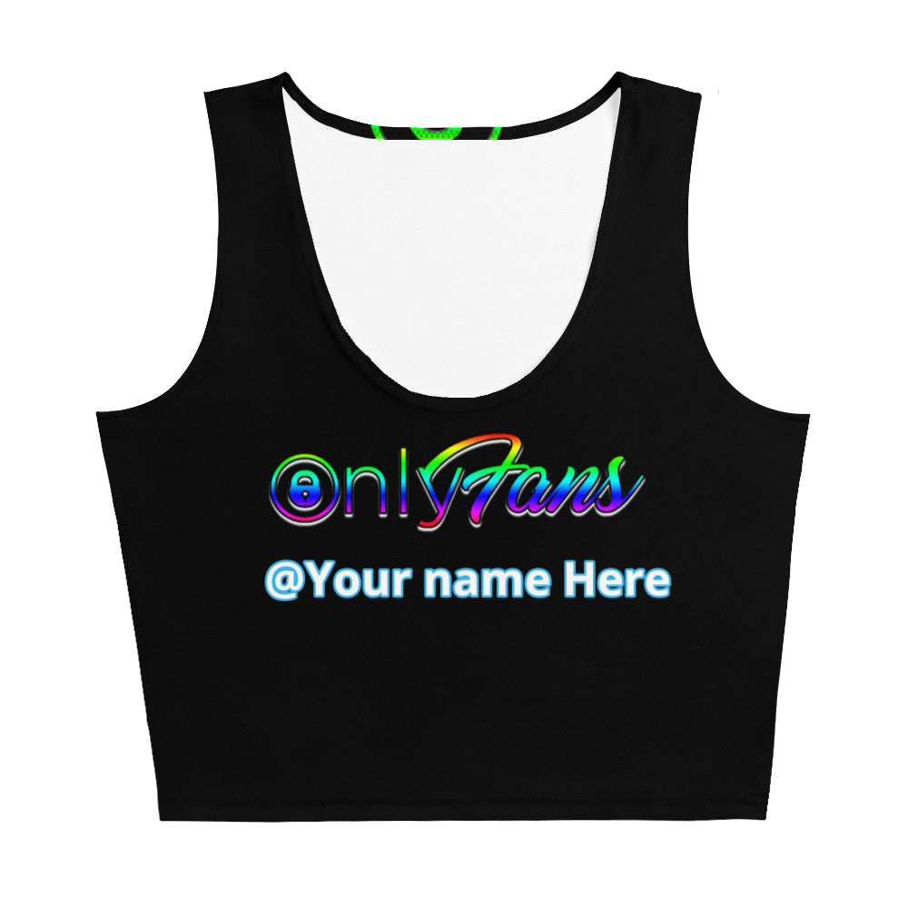 Onlyfans Crop Top Rainbow Pride LGBTQ Edition Custom Personalized Shirt Attire T LLC