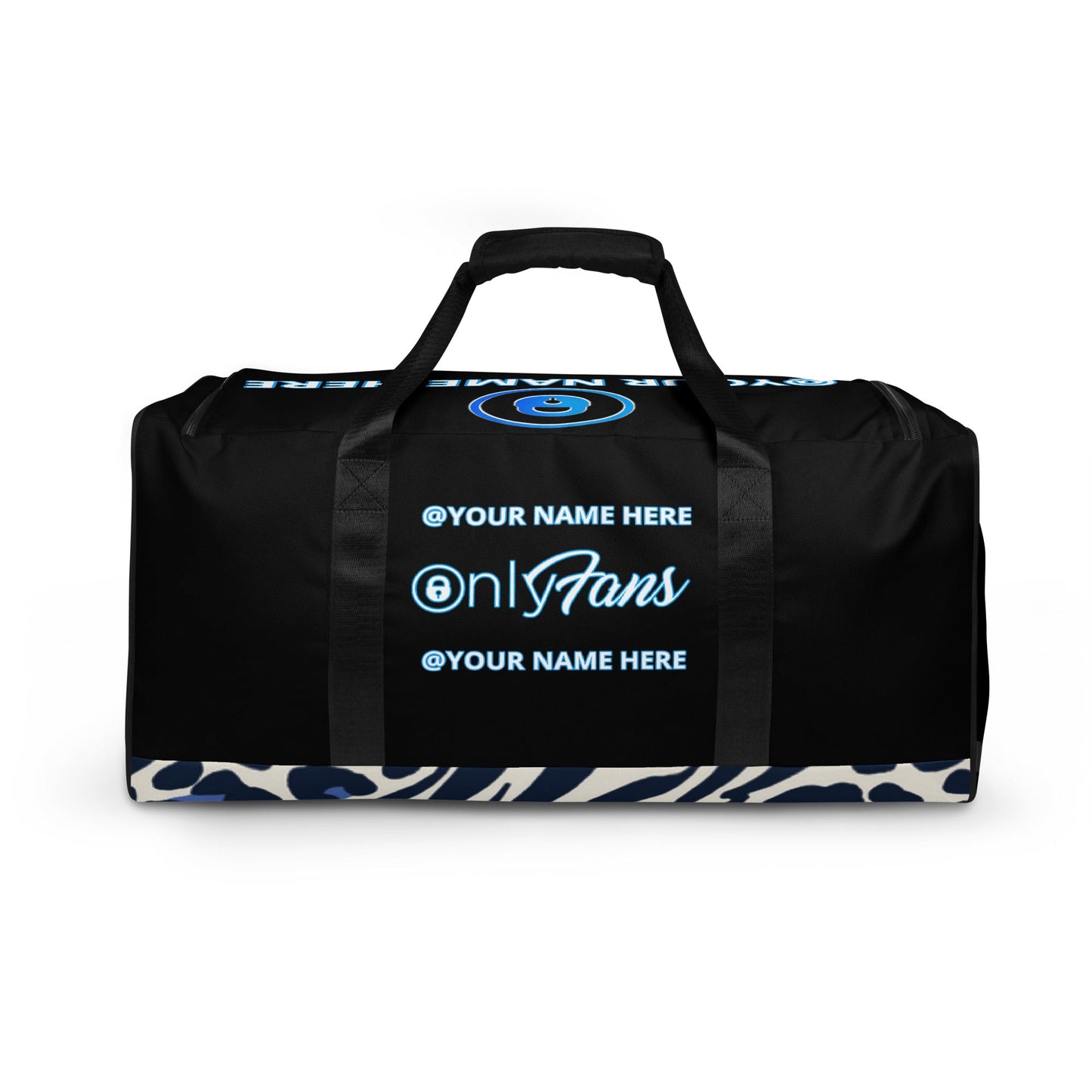 ONLYFANS Personalized Custom Cheetah Print Duffel Bag, Yoga, Gym, Luggage, Customizable Attire T LLC