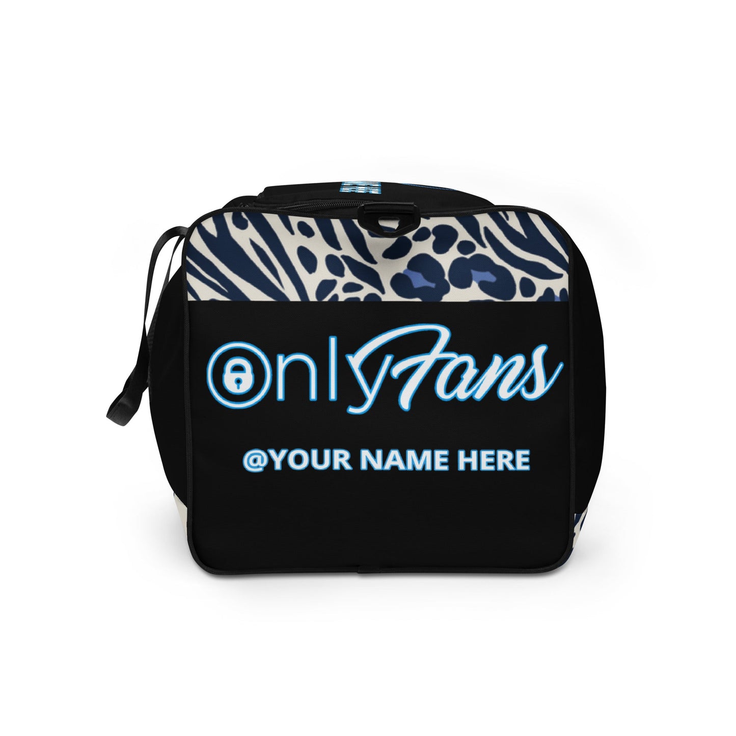 ONLYFANS Personalized Custom Cheetah Print Duffel Bag, Yoga, Gym, Luggage, Customizable Attire T LLC