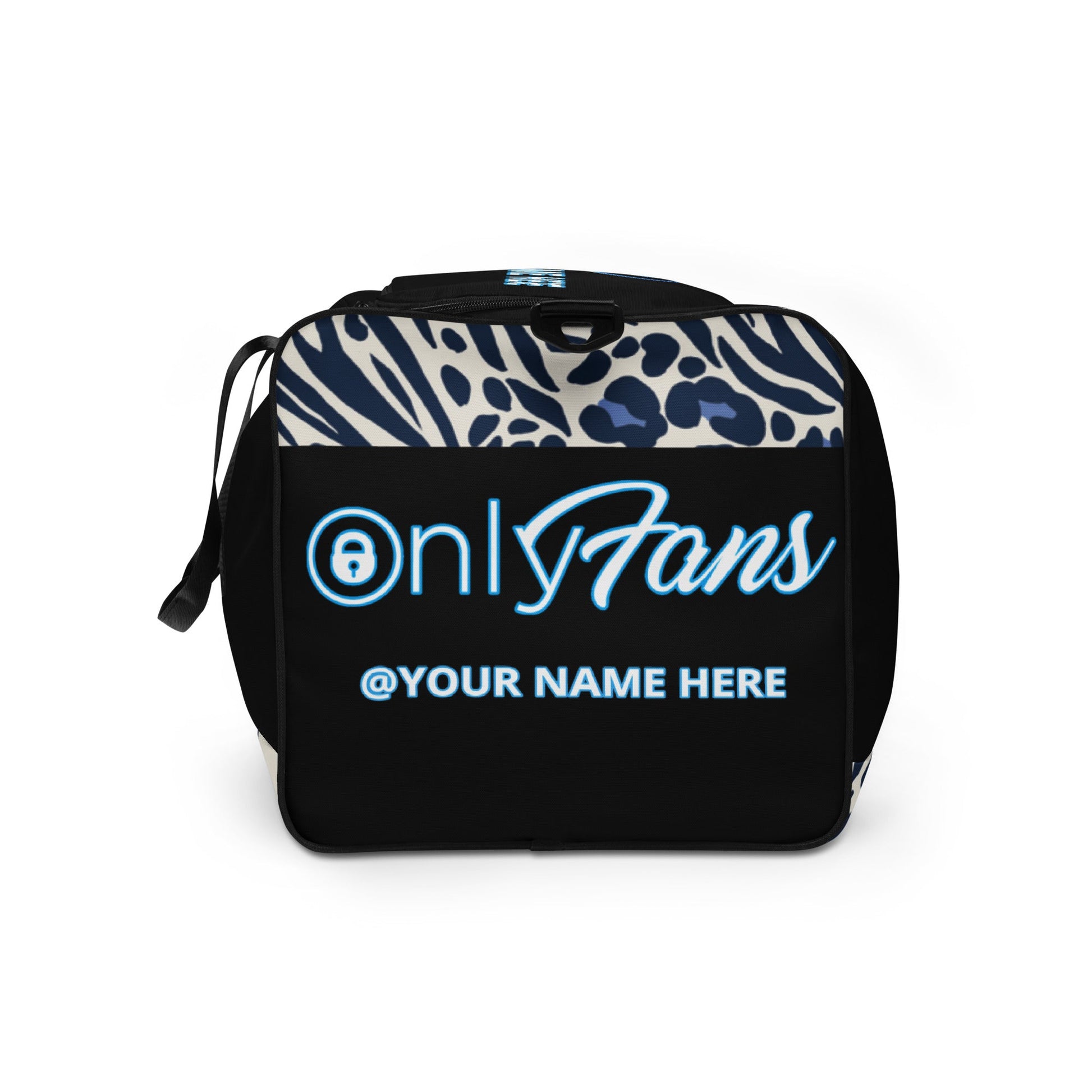 ONLYFANS Personalized Custom Cheetah Print Duffel Bag, Yoga, Gym, Luggage, Customizable Attire T LLC