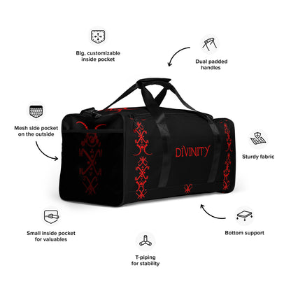 Divinity Duffel Bag right-front view by ATTIRET