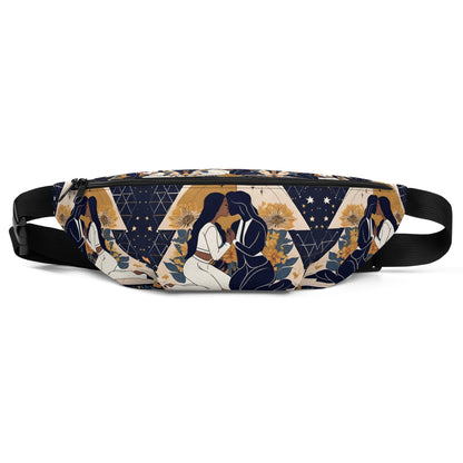 Soulful Kisses Self-Love Fanny Pack front view by ATTIRET