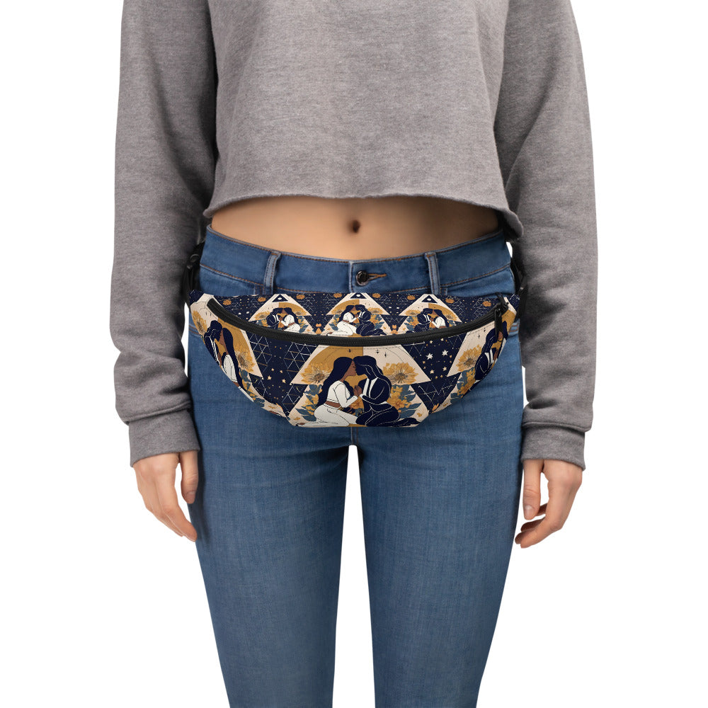 Soulful Kisses on the Journey to Self-Love Fanny Pack Attire T LLC