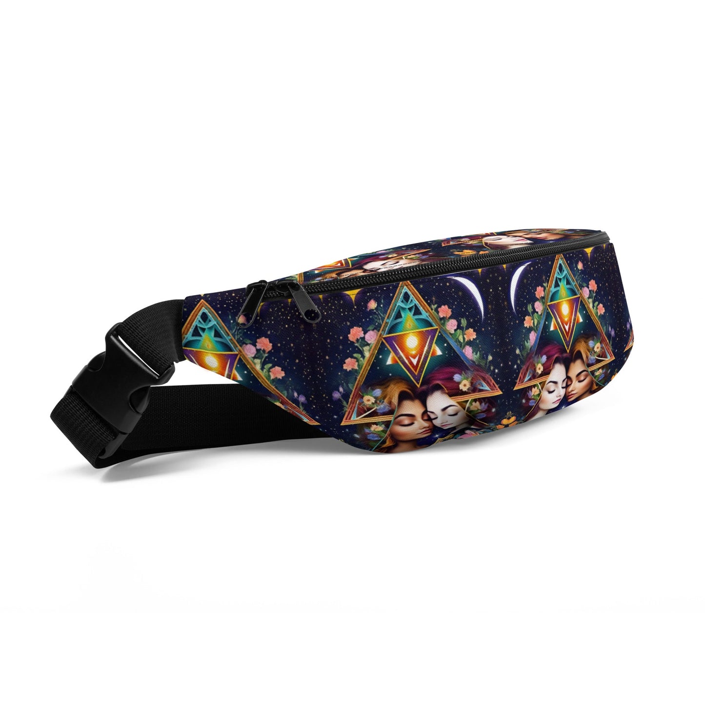 Cosmic Harmony: Lesbian Love Among the Stars Fanny Pack Attire T LLC