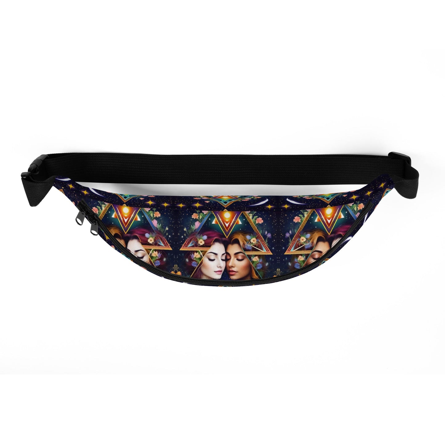 Cosmic Harmony: Lesbian Love Among the Stars Fanny Pack Attire T LLC