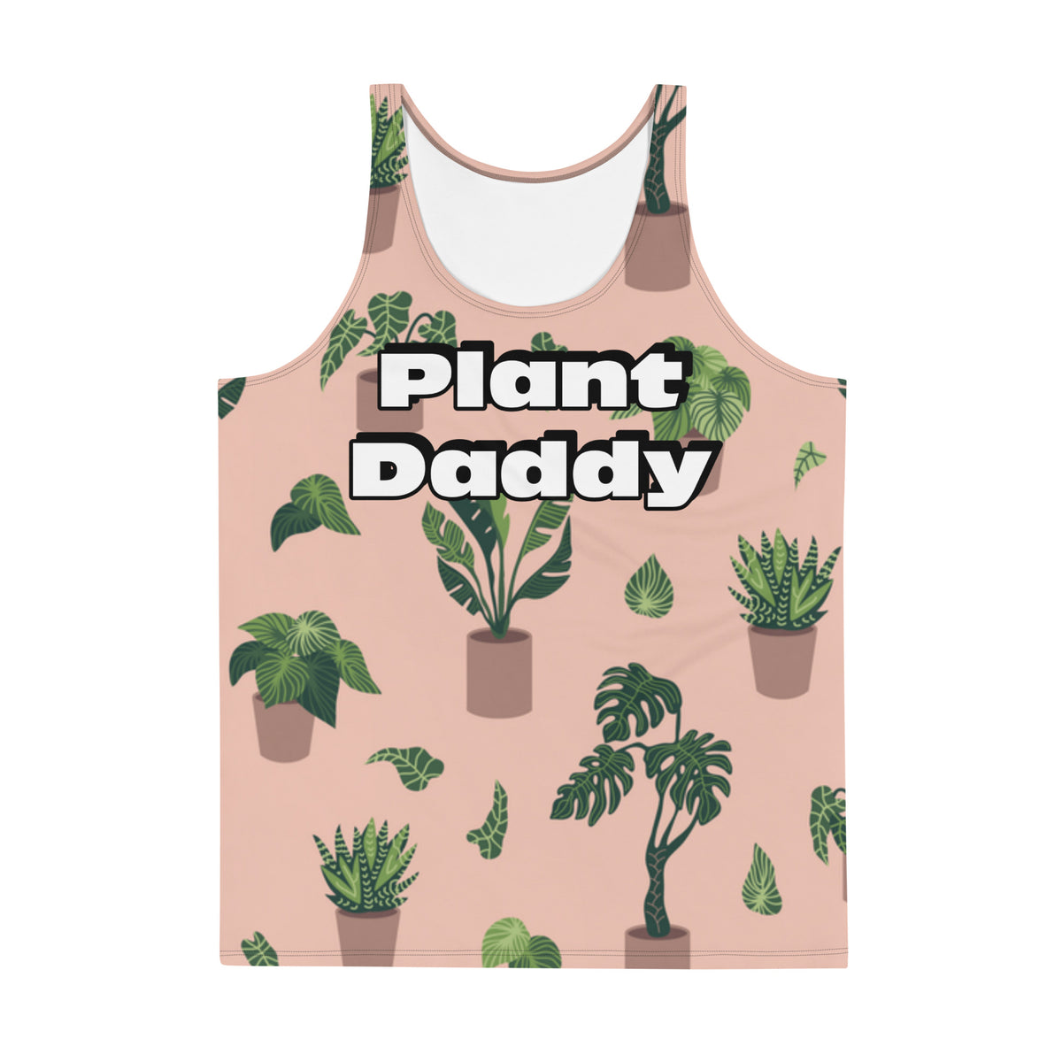Plant Daddy Tank Top front view by ATTIRET