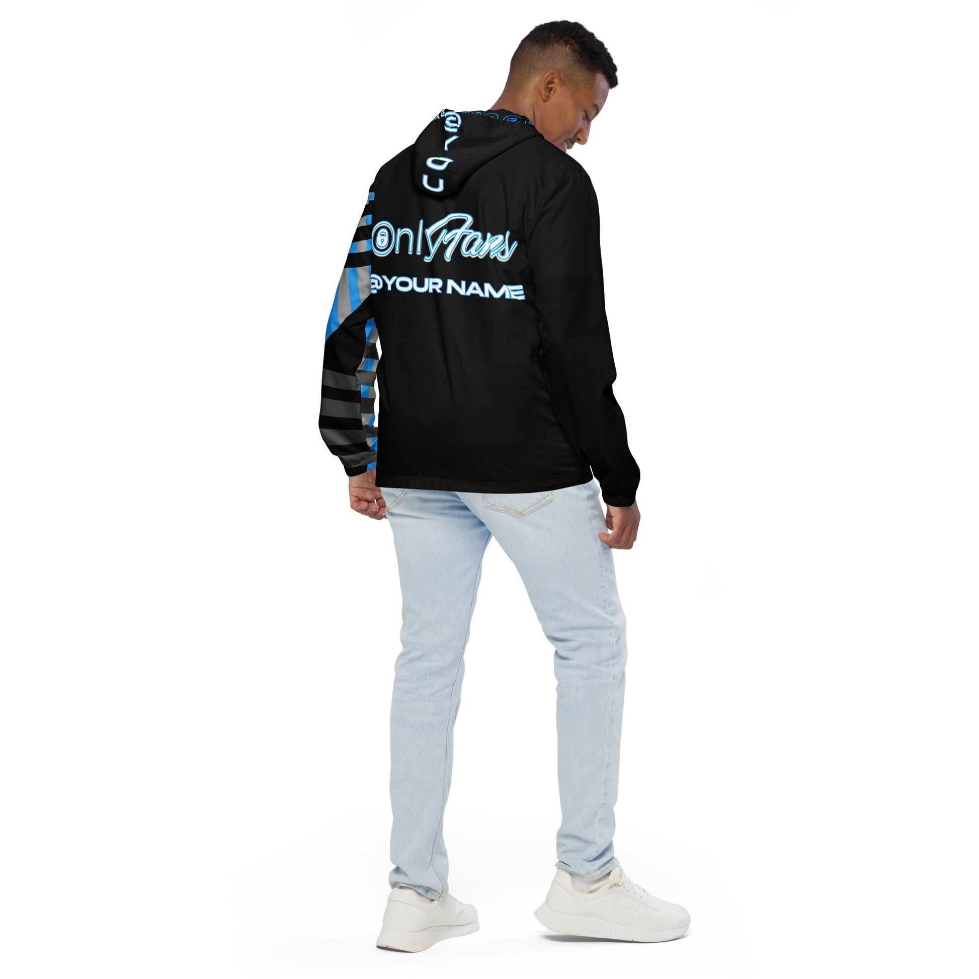 ONLYFANS Custom Personalized Men’s Windbreaker Jacket - Attire T LLC