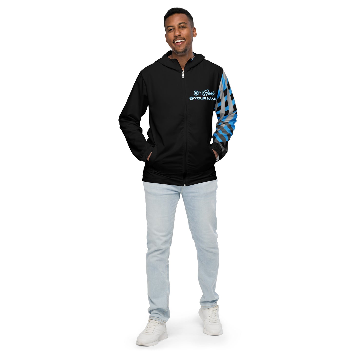 ONLYFANS Custom Personalized Men’s Windbreaker Jacket - Attire T LLC
