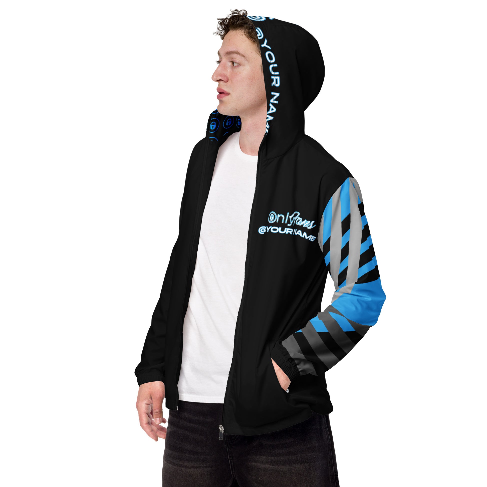 ONLYFANS Custom Personalized Men’s Windbreaker Jacket - Attire T LLC