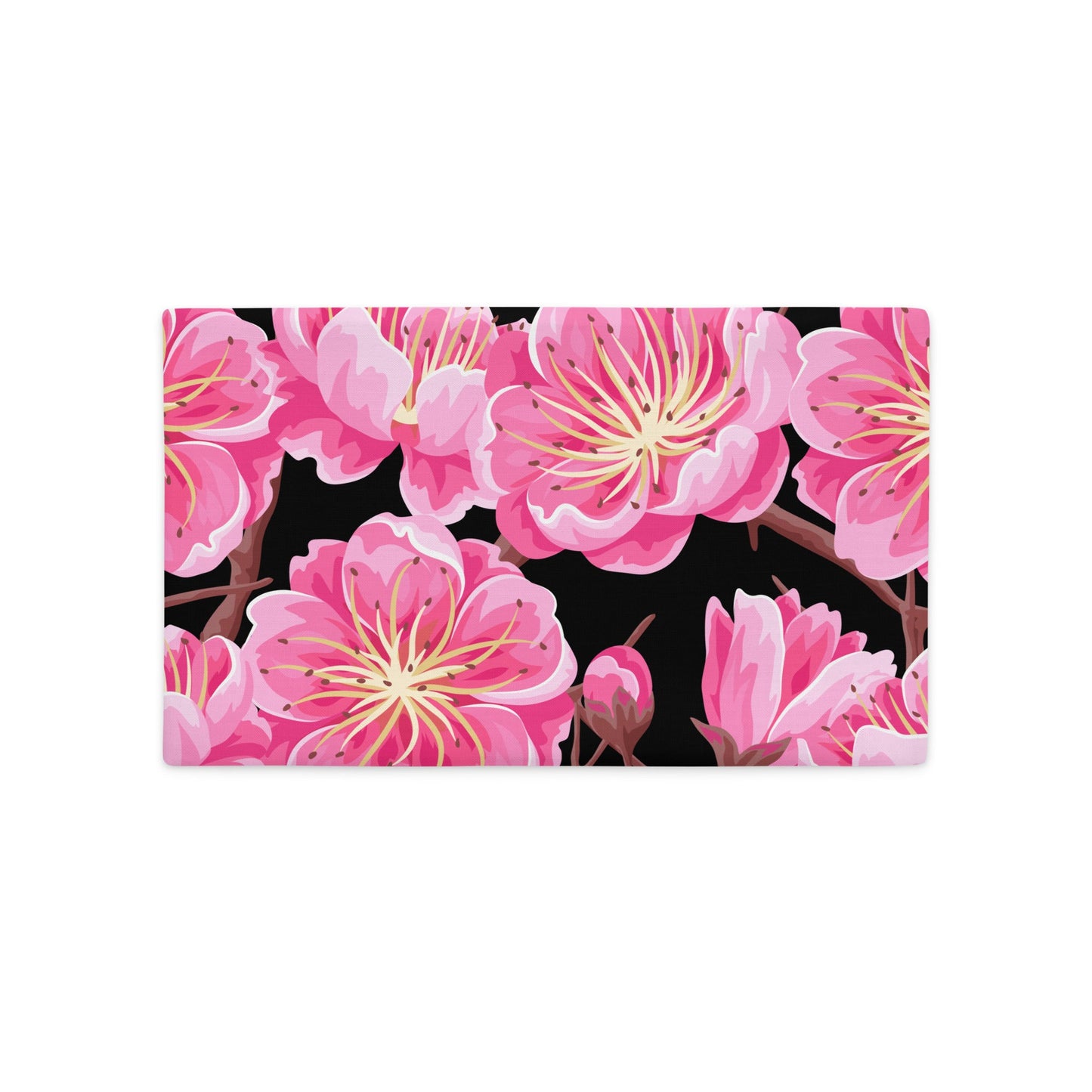 Blossom Dreams: Reversible 2-in-1 Custom Cherry Blossom Pillow Case Cover Decor Attire T LLC