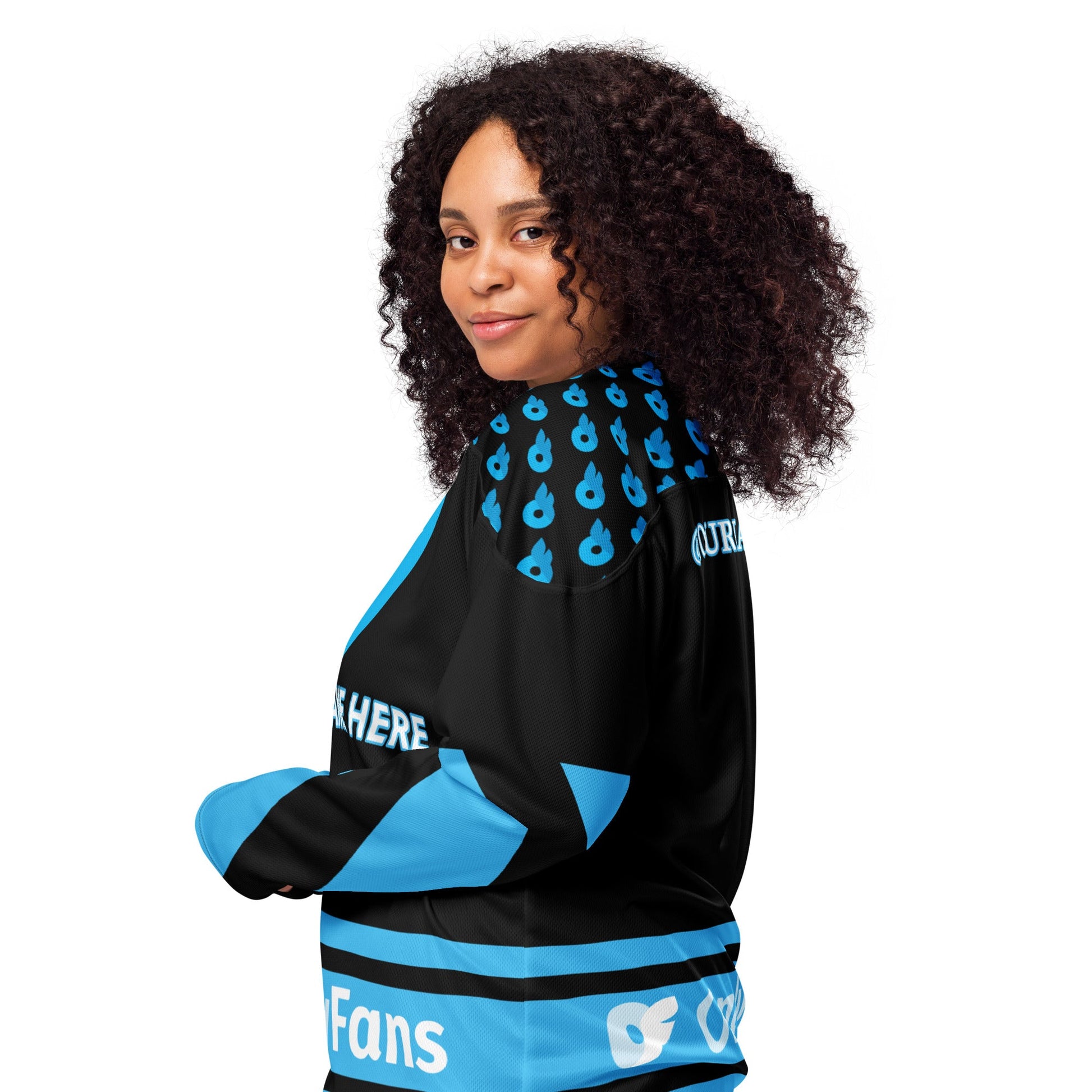 Your Ultimate Onlyfans Icebreaker! Onlyfans Personalized Custom Recycled hockey fan jersey Shirt Attire T LLC