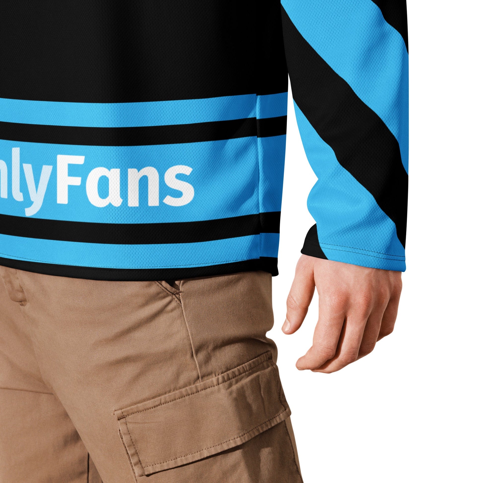 Your Ultimate Onlyfans Icebreaker! Onlyfans Personalized Custom Recycled hockey fan jersey Shirt Attire T LLC