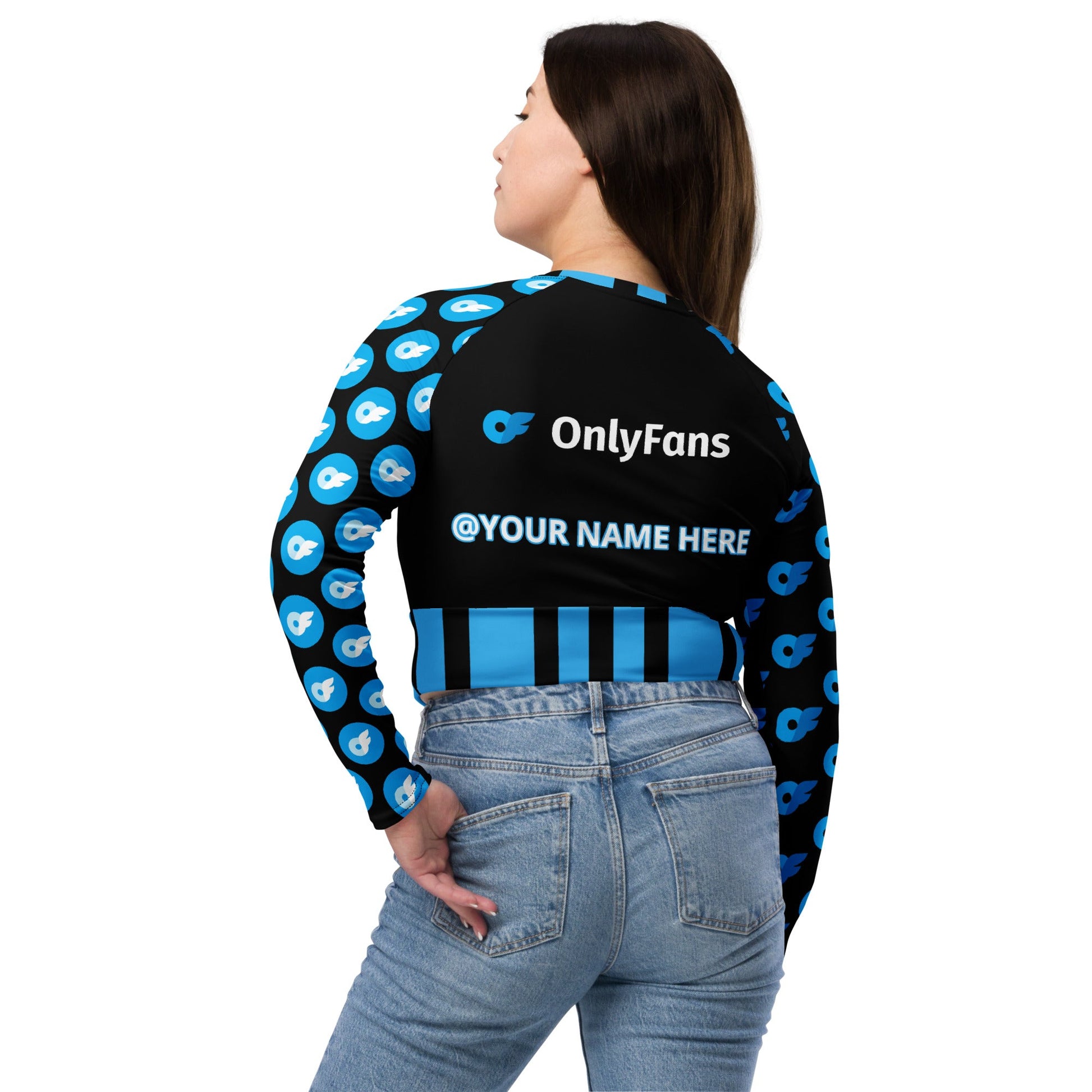 Onlyfans Personalized Custom Wrap Your Name Around My Curves: Personalized Eco-Sexy SensationCrop Top Attire T LLC