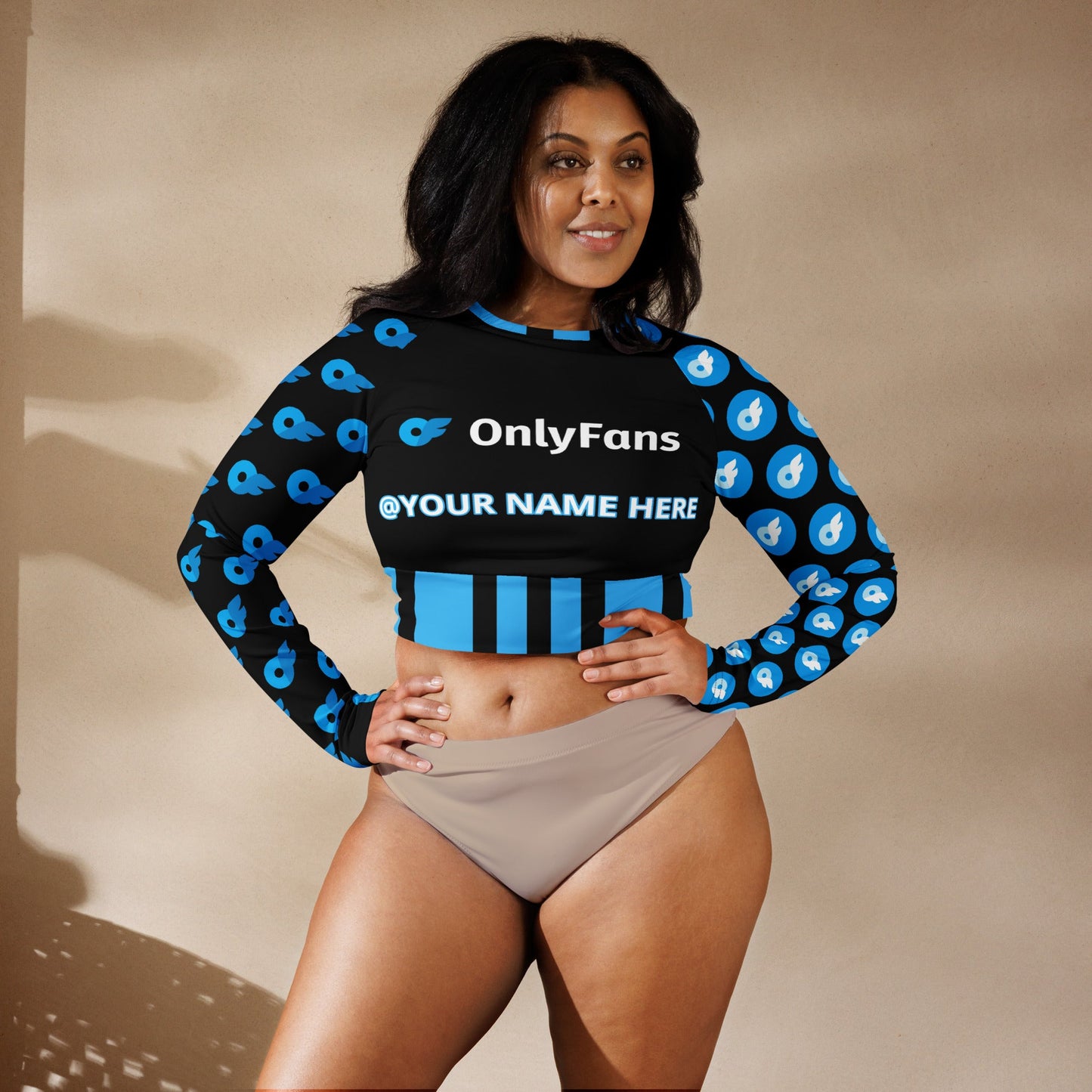 Onlyfans Personalized Custom Wrap Your Name Around My Curves: Personalized Eco-Sexy SensationCrop Top Attire T LLC