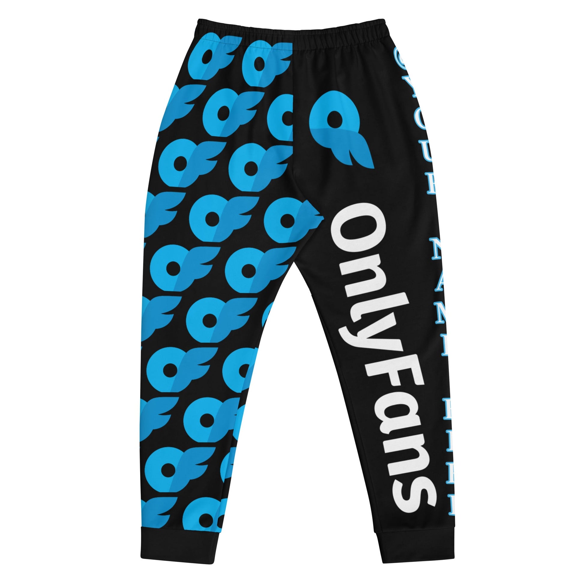Onlyfans Make 'Em Look Twice Personalized Name Custom Men's Joggers Sweatpants Gym bottoms Attire T LLC