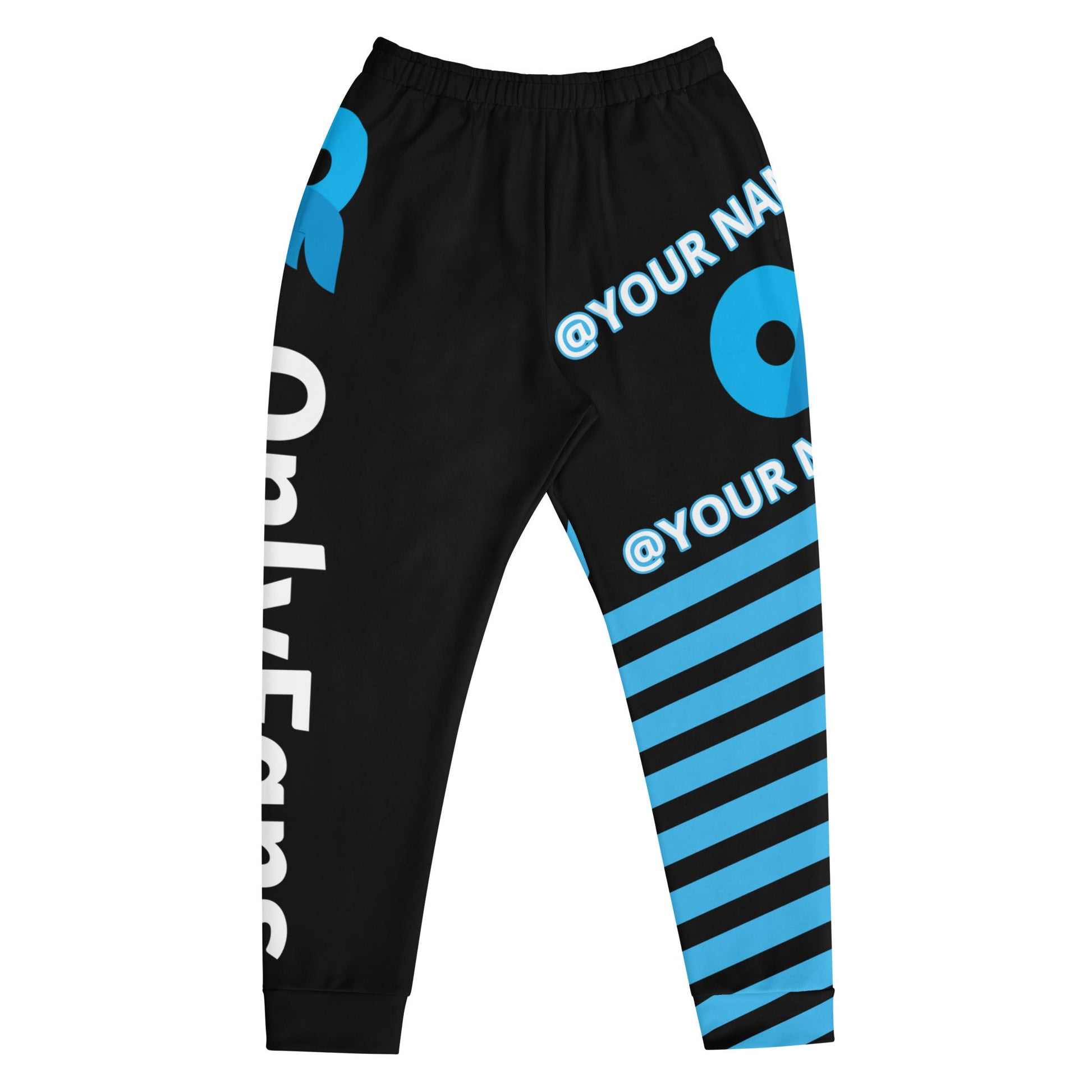 ONLYFANS Show Off in Style Custom Personalized Name Logo Men's Joggers | Personalized Sweatpants | Unique Style Content Creator Gift Attire T LLC