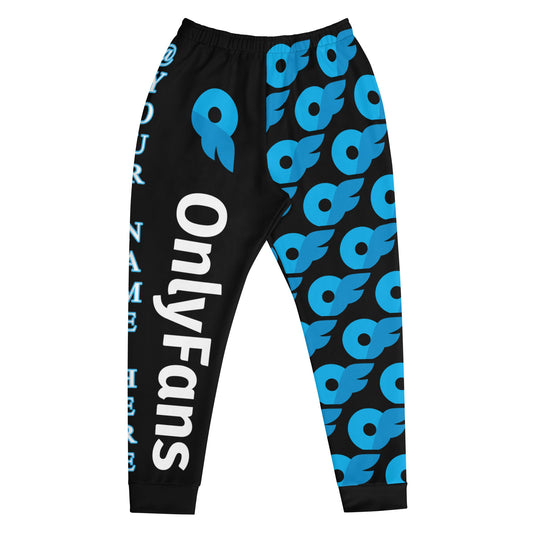 Onlyfans Make 'Em Look Twice Personalized Name Custom Men's Joggers Sweatpants Gym bottoms Attire T LLC