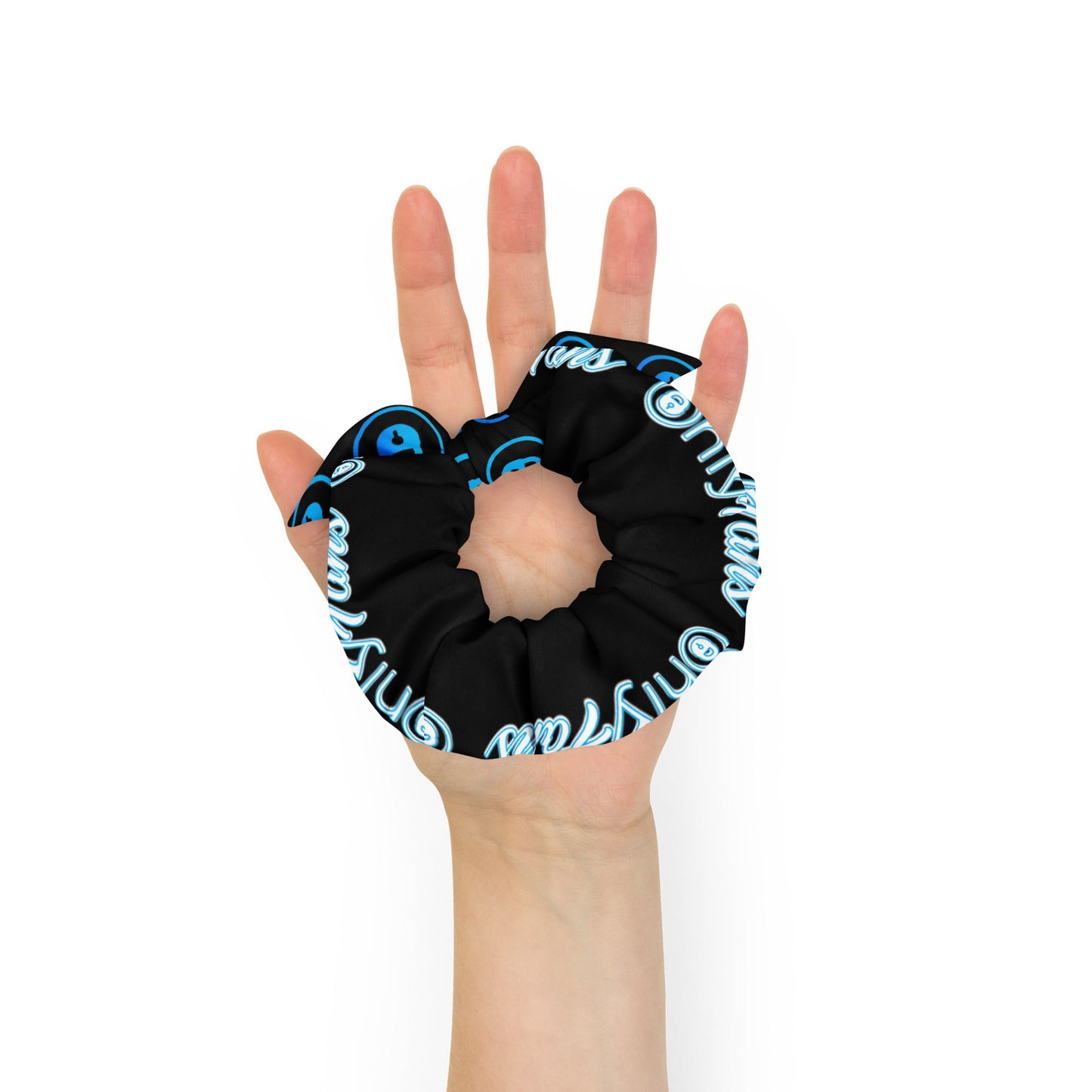 Onlyfans Custom Recycled Scrunchie | Content Creator | Gifts | Eco Friendly | Sexy Hair accessories | Ponytail | Bun | Hair Holder Attire T LLC