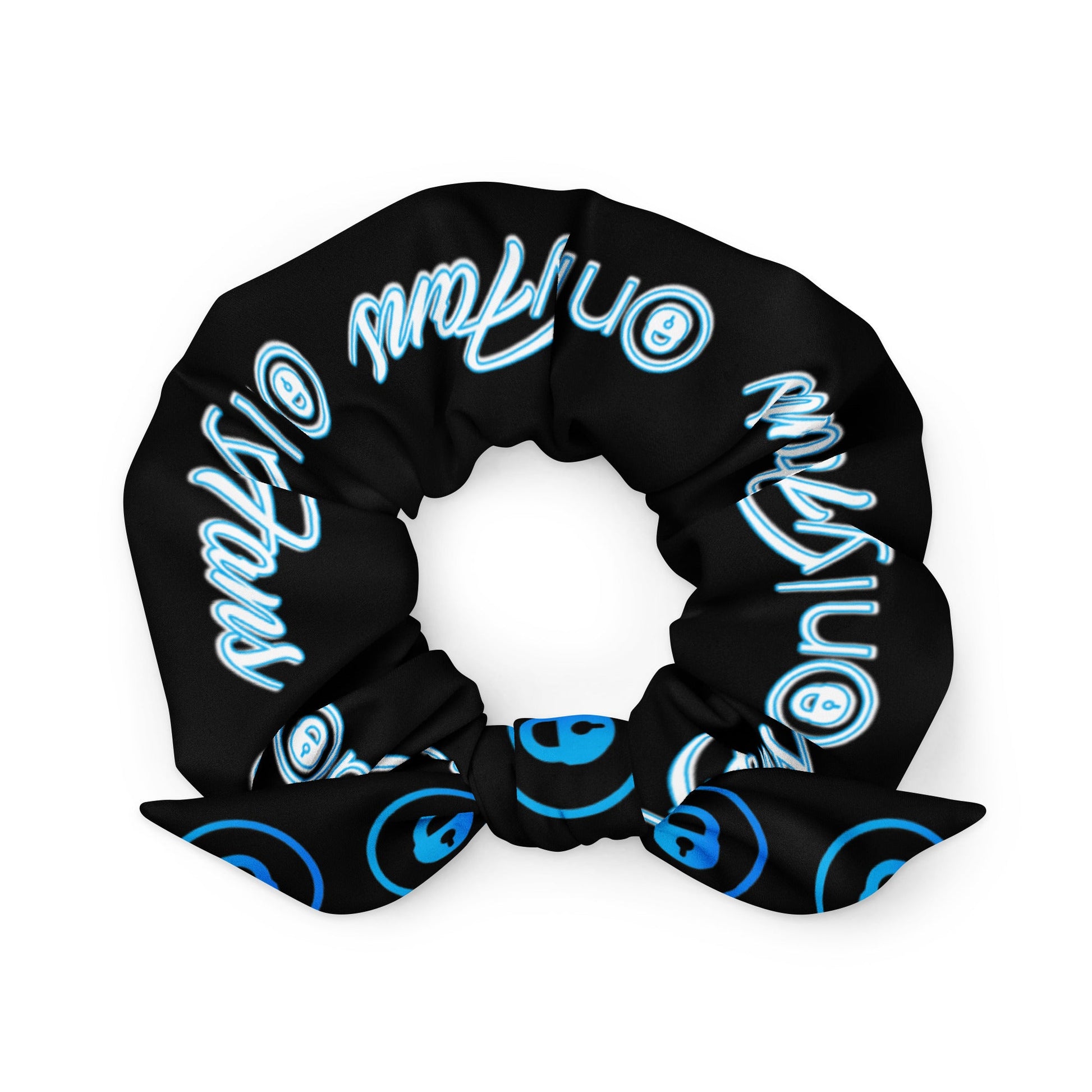 Onlyfans Custom Recycled Scrunchie | Content Creator | Gifts | Eco Friendly | Sexy Hair accessories | Ponytail | Bun | Hair Holder Attire T LLC