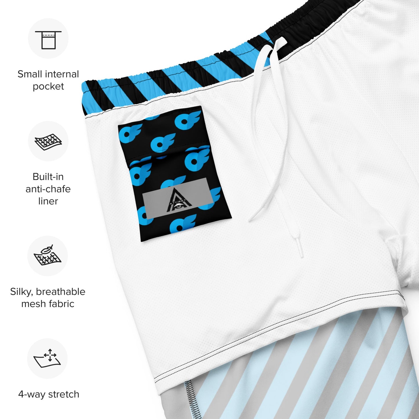 Onlyfans Personalized Custom Name Luxury Eco Men's swim trunks | Swim Shorts | Sexy Beach Attire | Content Creator Attire T LLC