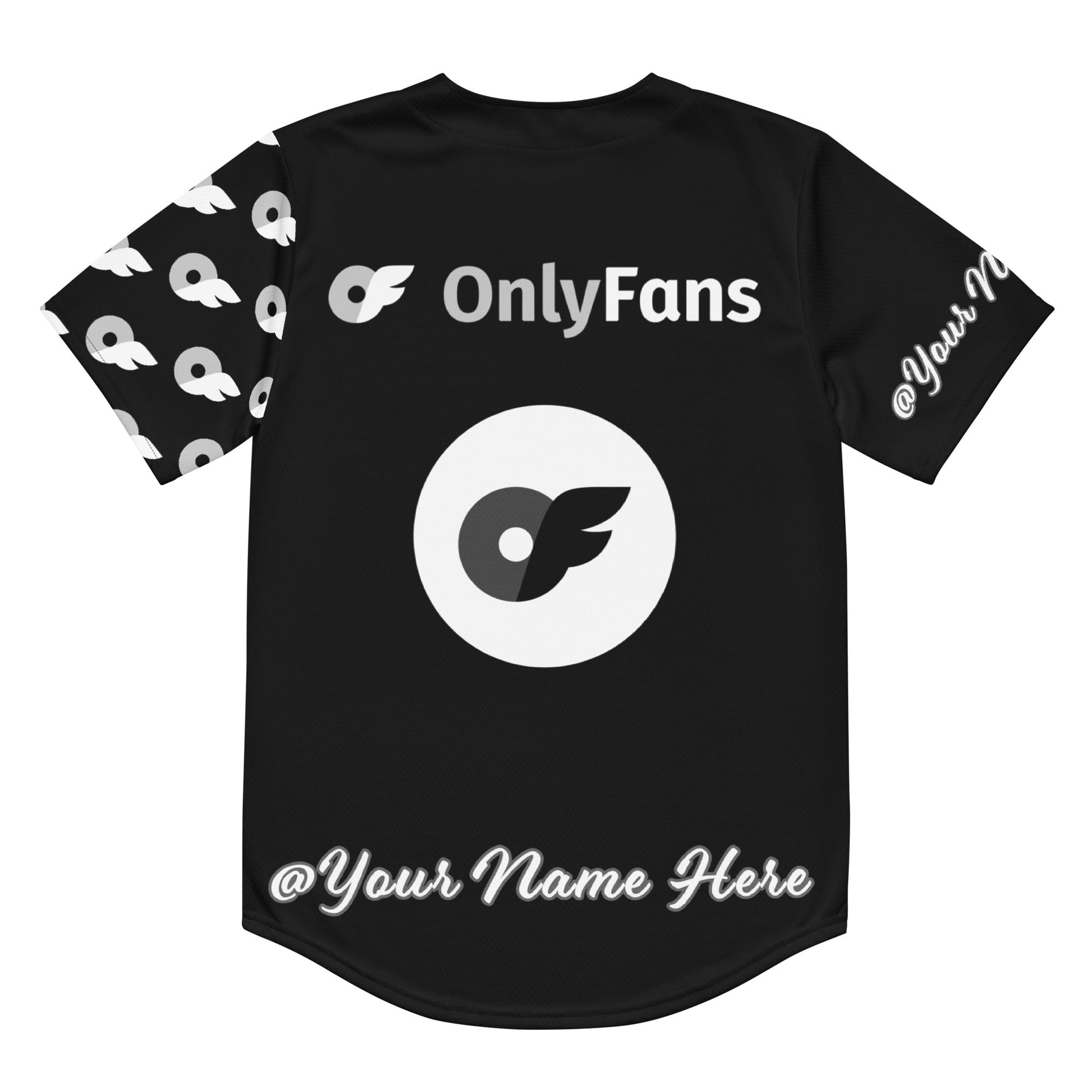 Home Run Hottie: The OnlyFans Personalized Name Unisex Recycled Baseball Jersey Attire T LLC