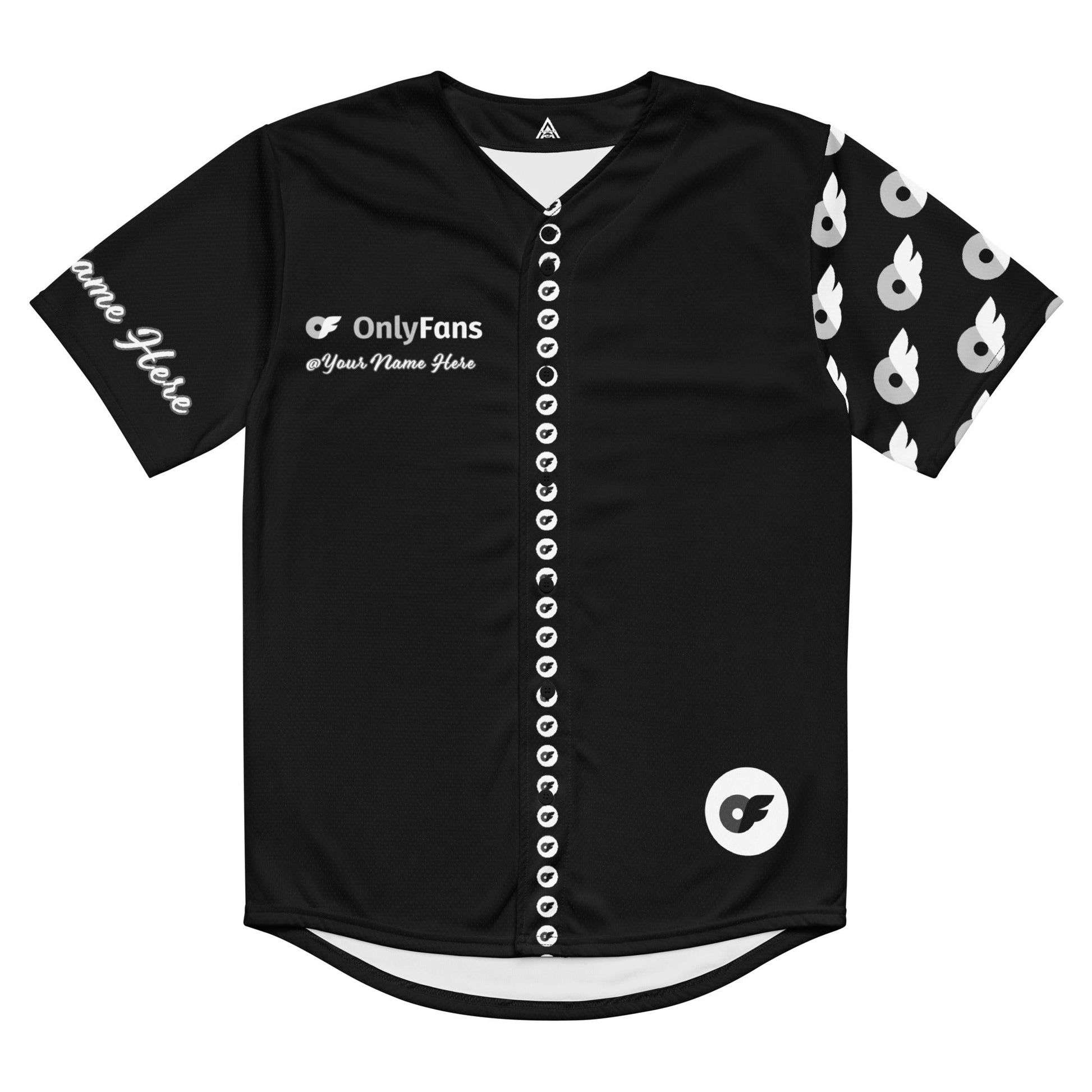 Home Run Hottie: The OnlyFans Personalized Name Unisex Recycled Baseball Jersey Attire T LLC