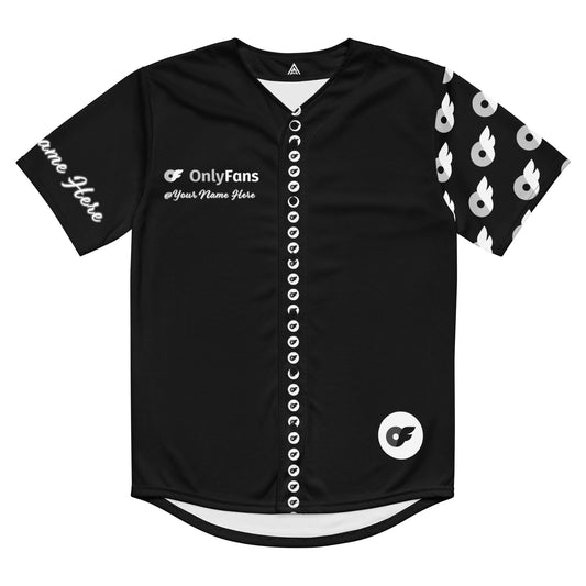 Home Run Hottie: The OnlyFans Personalized Name Unisex Recycled Baseball Jersey Attire T LLC