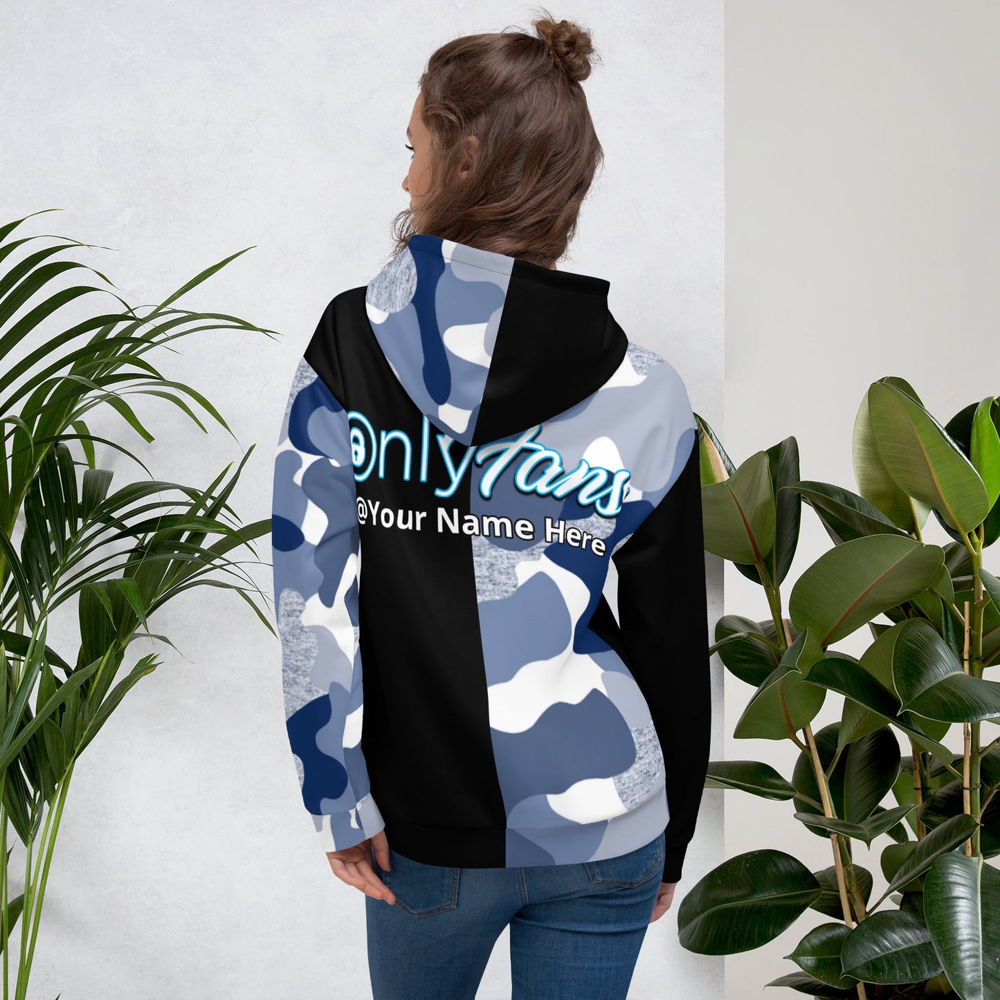 Onlyfans Camo Personalized Custom Gender- Neutral Unisex Hoodie Attire T LLC