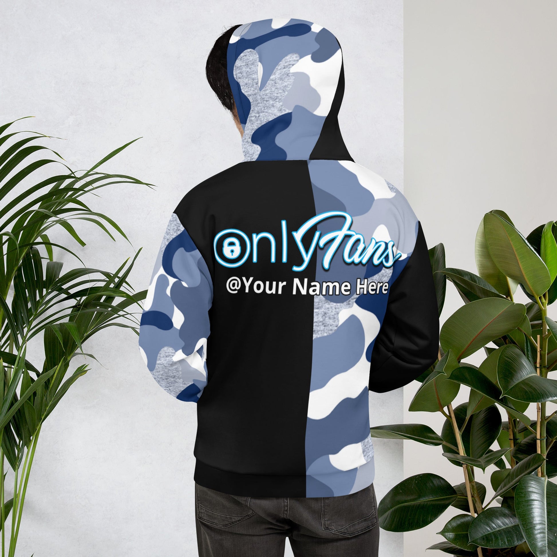 Onlyfans Camo Personalized Custom Gender- Neutral Unisex Hoodie Attire T LLC