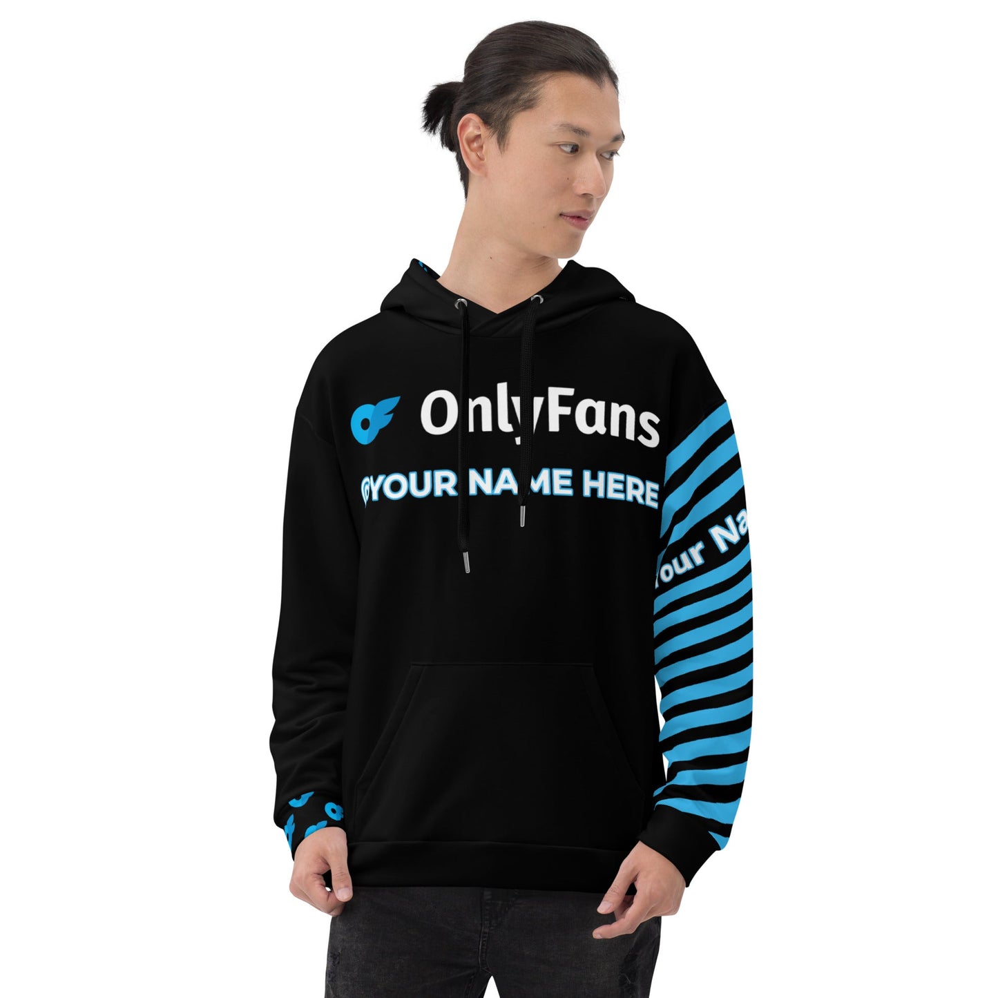 Onlyfans Wrap Yourself in Mischief: Onlyfans Custom Personalized Name Logo Unisex Hoodie | Content Creator | Hooded Sweatshirt Attire T LLC