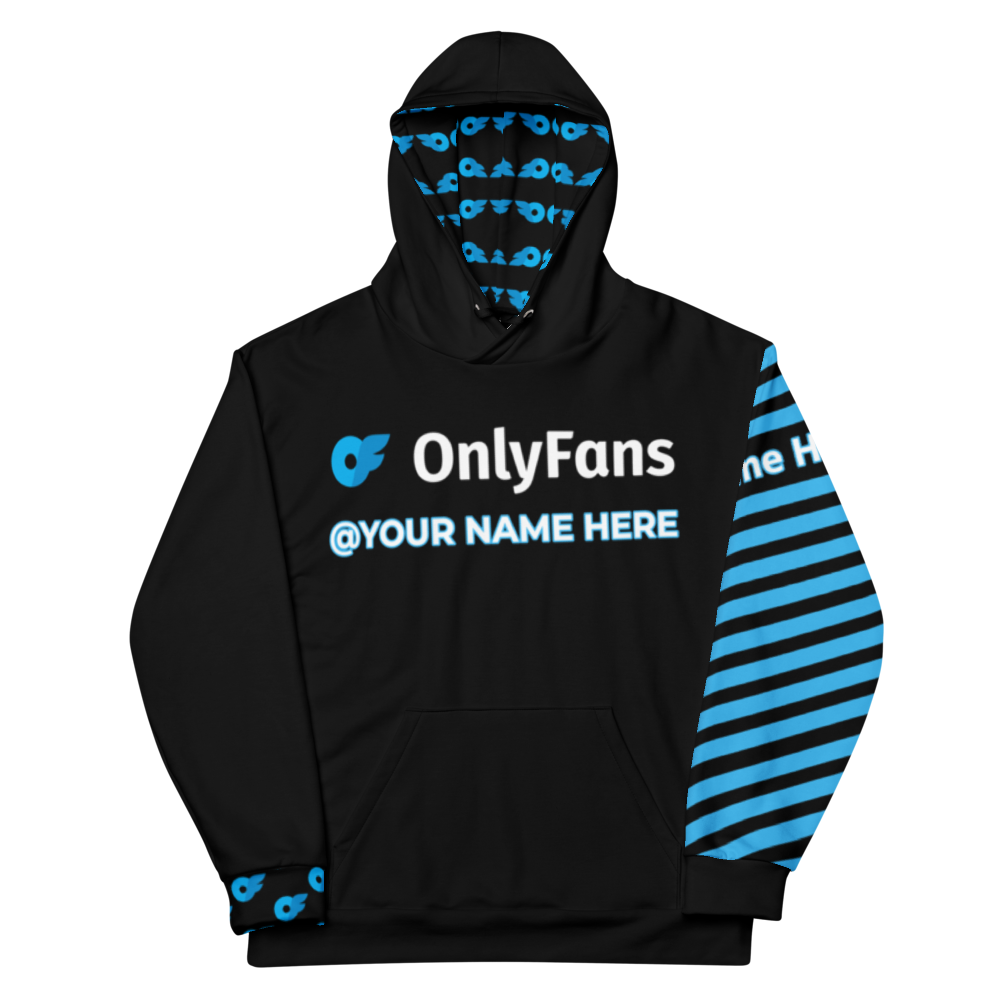 Onlyfans Wrap Yourself in Mischief: Onlyfans Custom Personalized Name Logo Unisex Hoodie | Content Creator | Hooded Sweatshirt Attire T LLC