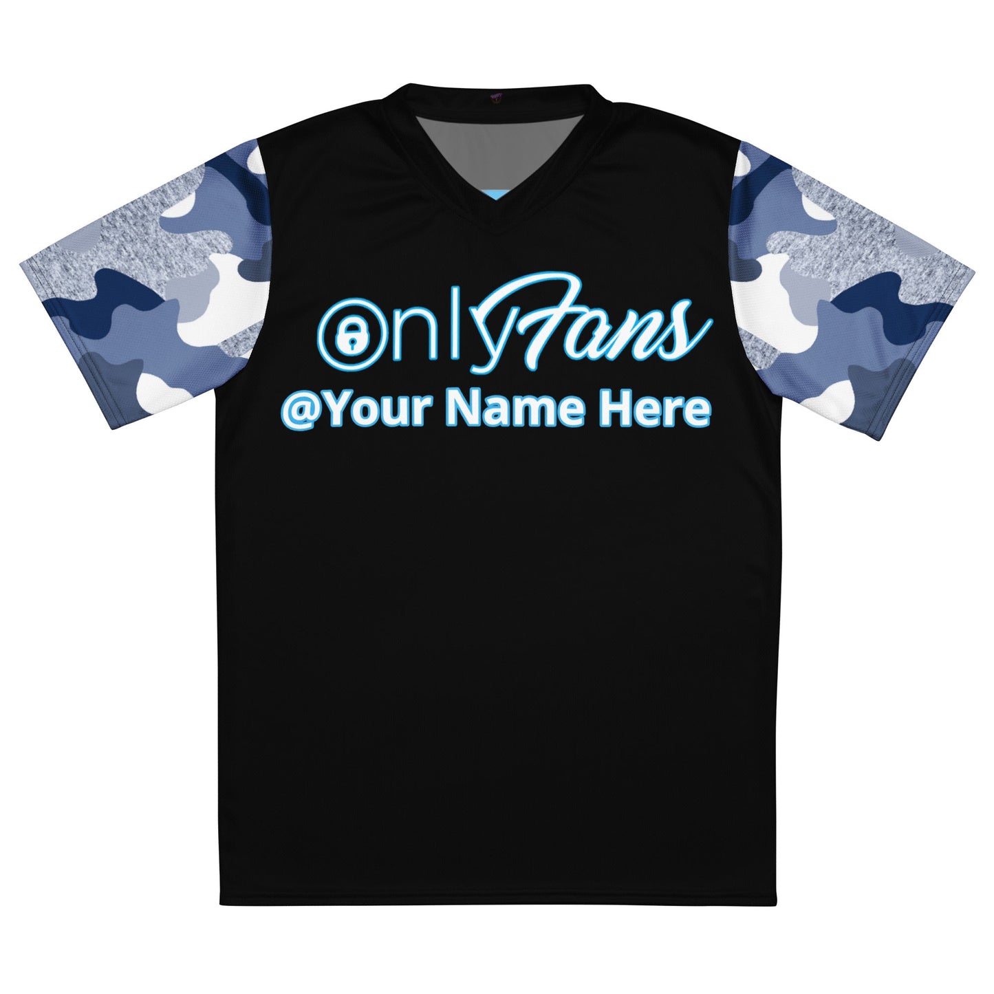Onlyfans Camo Personalized Custom Recycled Gender-Neutral Unisex sports jersey Attire T LLC