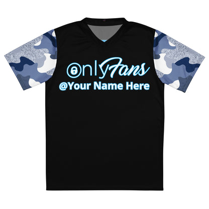OnlyFans Personalized Camo Sports Jersey by ATTIRET