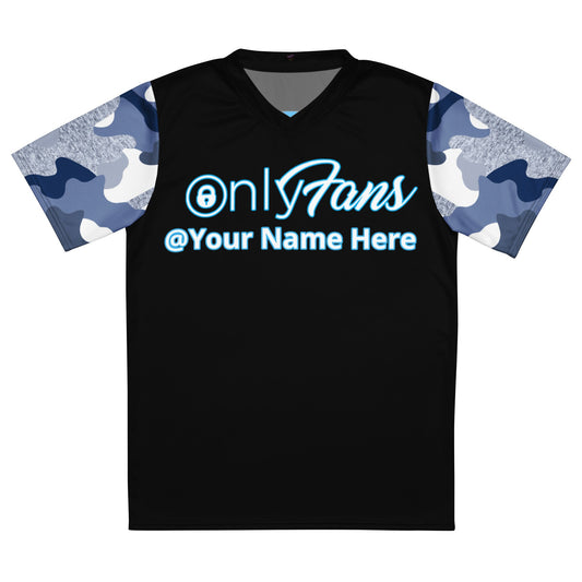 Onlyfans Camo Personalized Custom Recycled Gender-Neutral Unisex sports jersey Attire T LLC