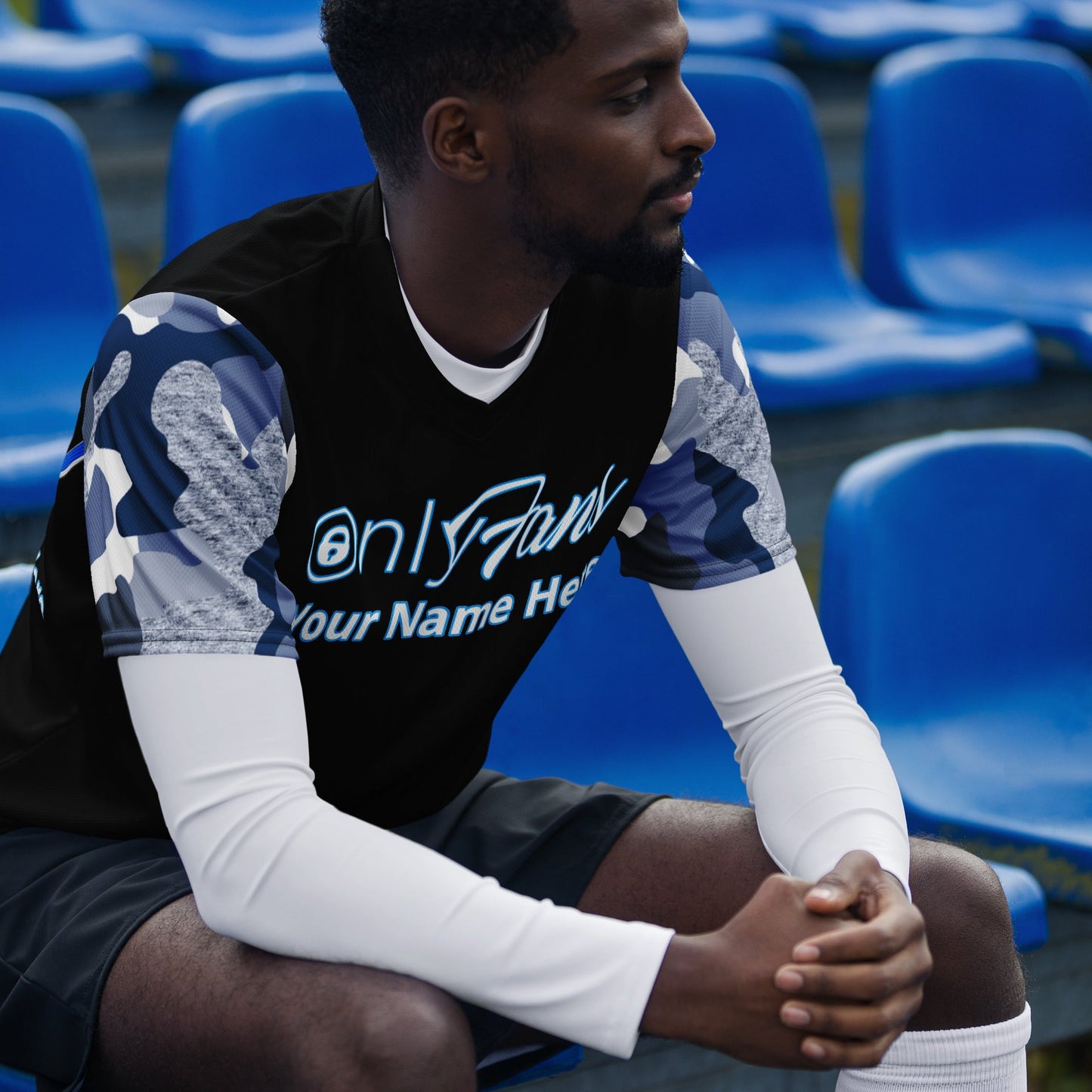 Onlyfans Camo Personalized Custom Recycled Gender-Neutral Unisex sports jersey Attire T LLC