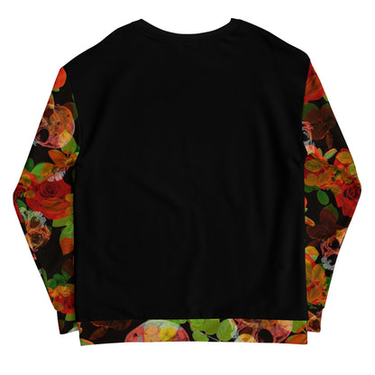 Pagan By Nature, Wicked By Choice Unisex Sweatshirt back view by ATTIRET