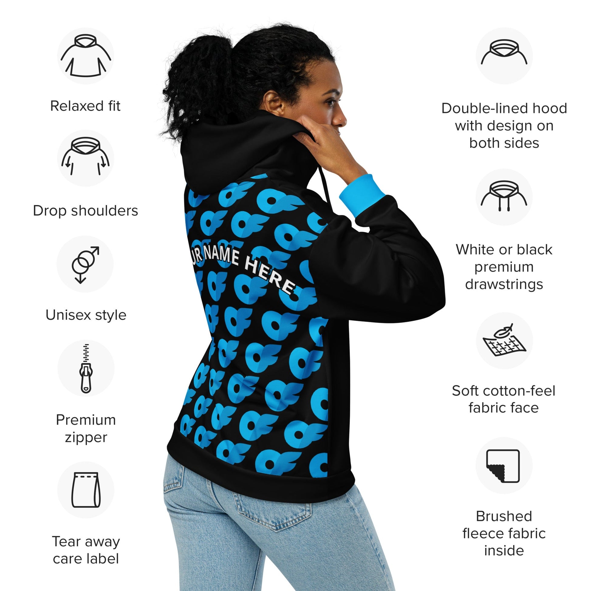 Onlyfans Personalized Custom Unisex zip hoodie Attire T LLC