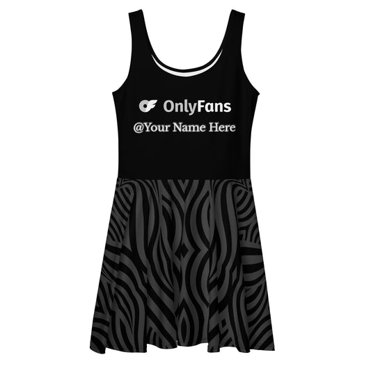 Onlyfans Personalized Custom Name Content Creator Skater Dress Attire T LLC