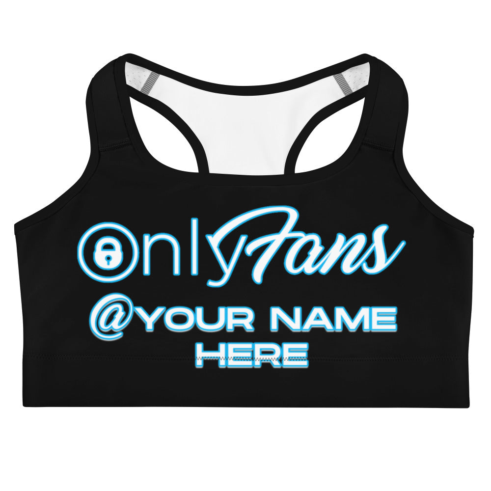 Personalized Custom Onlyfans Sports Bra Attire T LLC