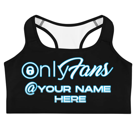 Personalized Custom Onlyfans Sports Bra Attire T LLC