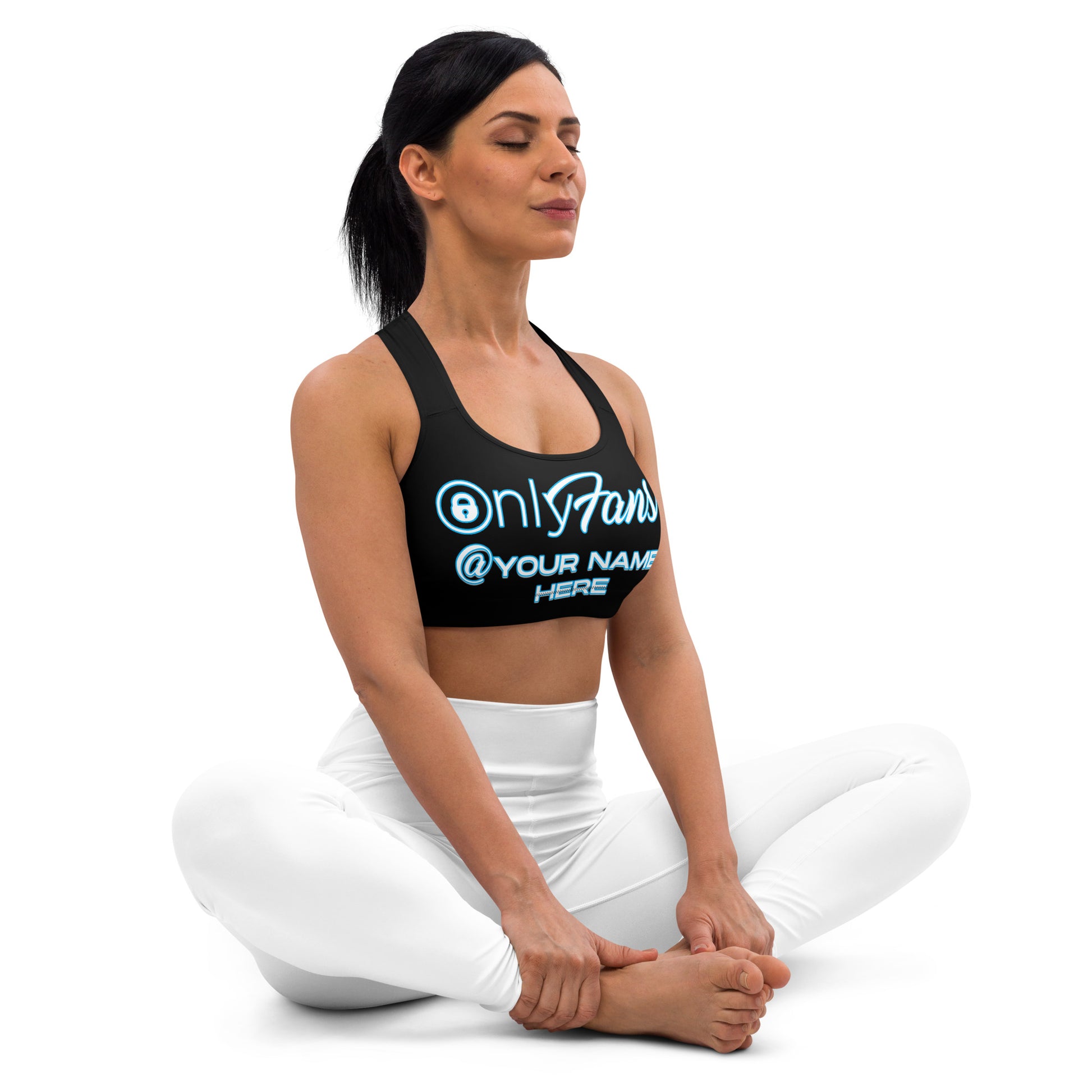 Personalized Custom Onlyfans Sports Bra - Attire T LLC