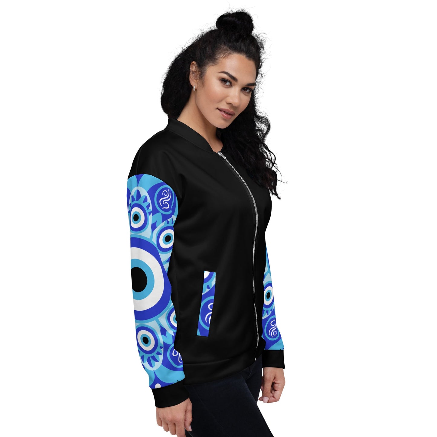 Onlyfans Personalized Custom Evil Eye Unisex Bomber Jacket Attire T LLC