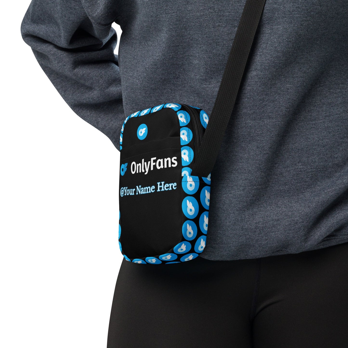 Onlyfans Personalized Custom Name Utility Unisex crossbody bag Attire T LLC
