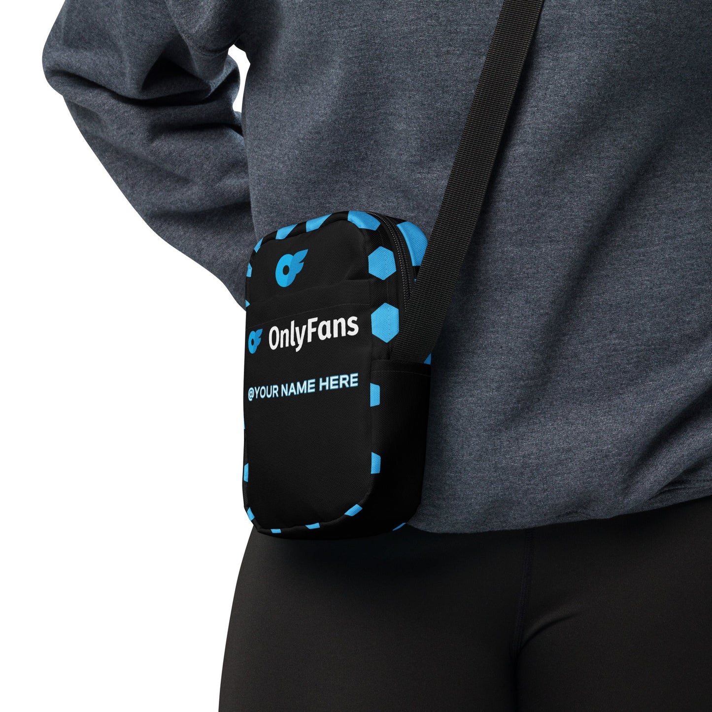Onlyfans Personalized Custom Abstract Utility crossbody bag Unisex | Water- resistance Bag Attire T LLC