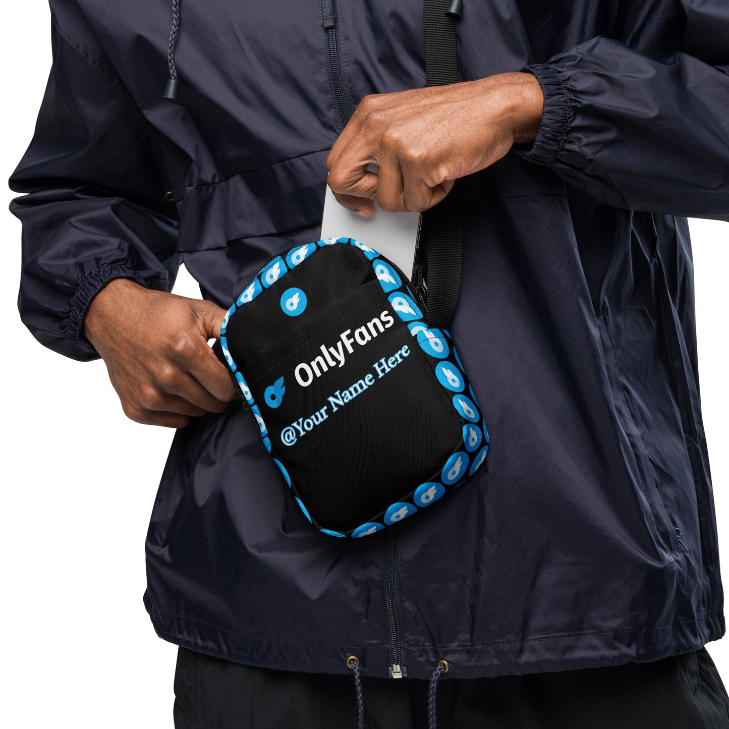 Onlyfans Personalized Custom Name Utility Unisex crossbody bag Attire T LLC