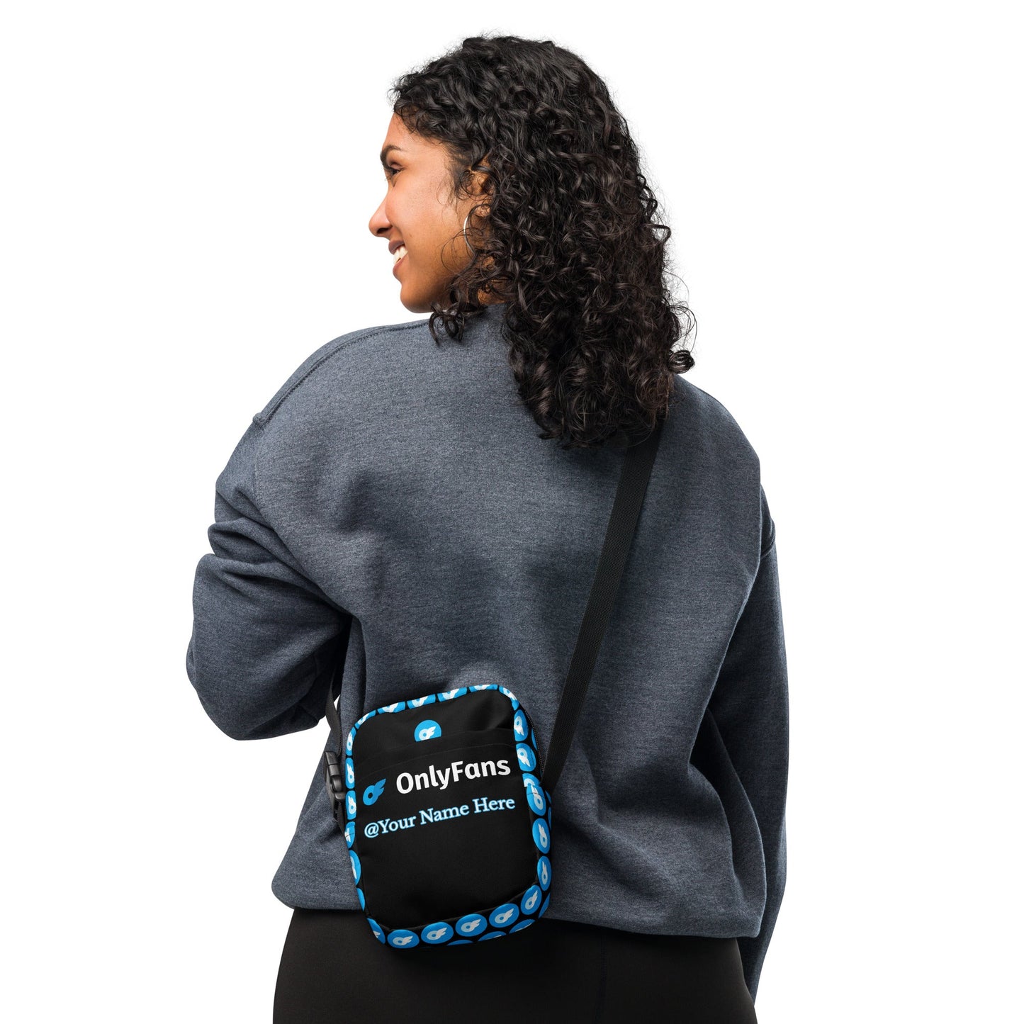 Onlyfans Personalized Custom Name Utility Unisex crossbody bag Attire T LLC